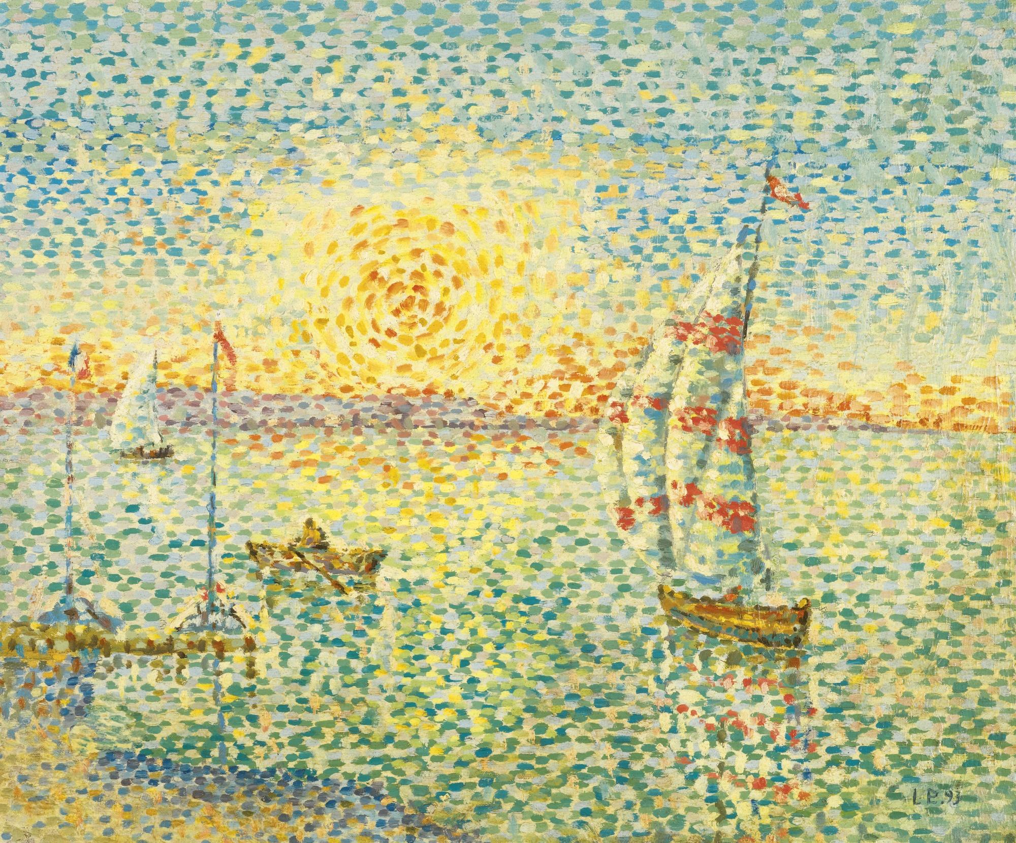 Léon Pourtau - Soleil Couchant