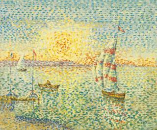 Léon Pourtau - Soleil Couchant