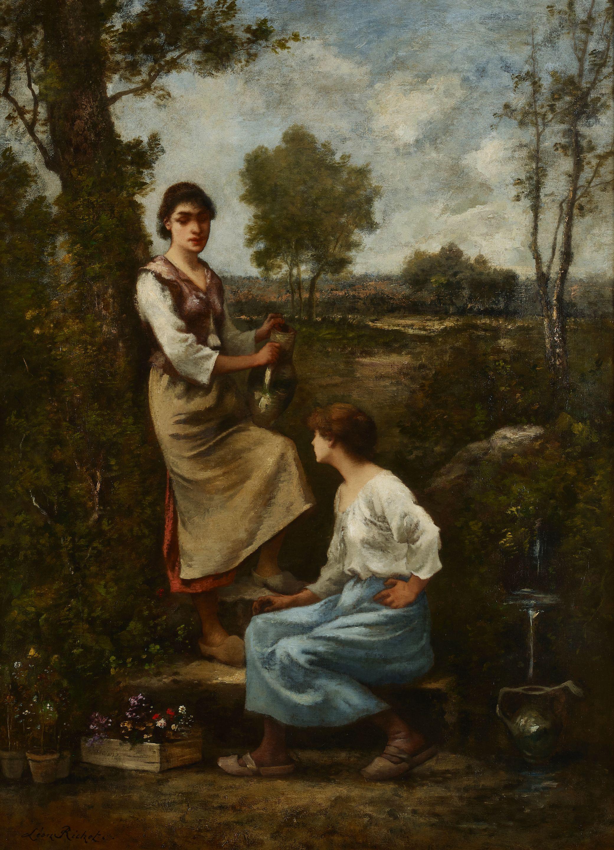 Léon Richet - At the spring