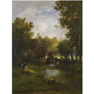 Léon Richet - French Le Moulin A Eau