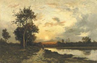 Leon Richet - On the Path, Sunset