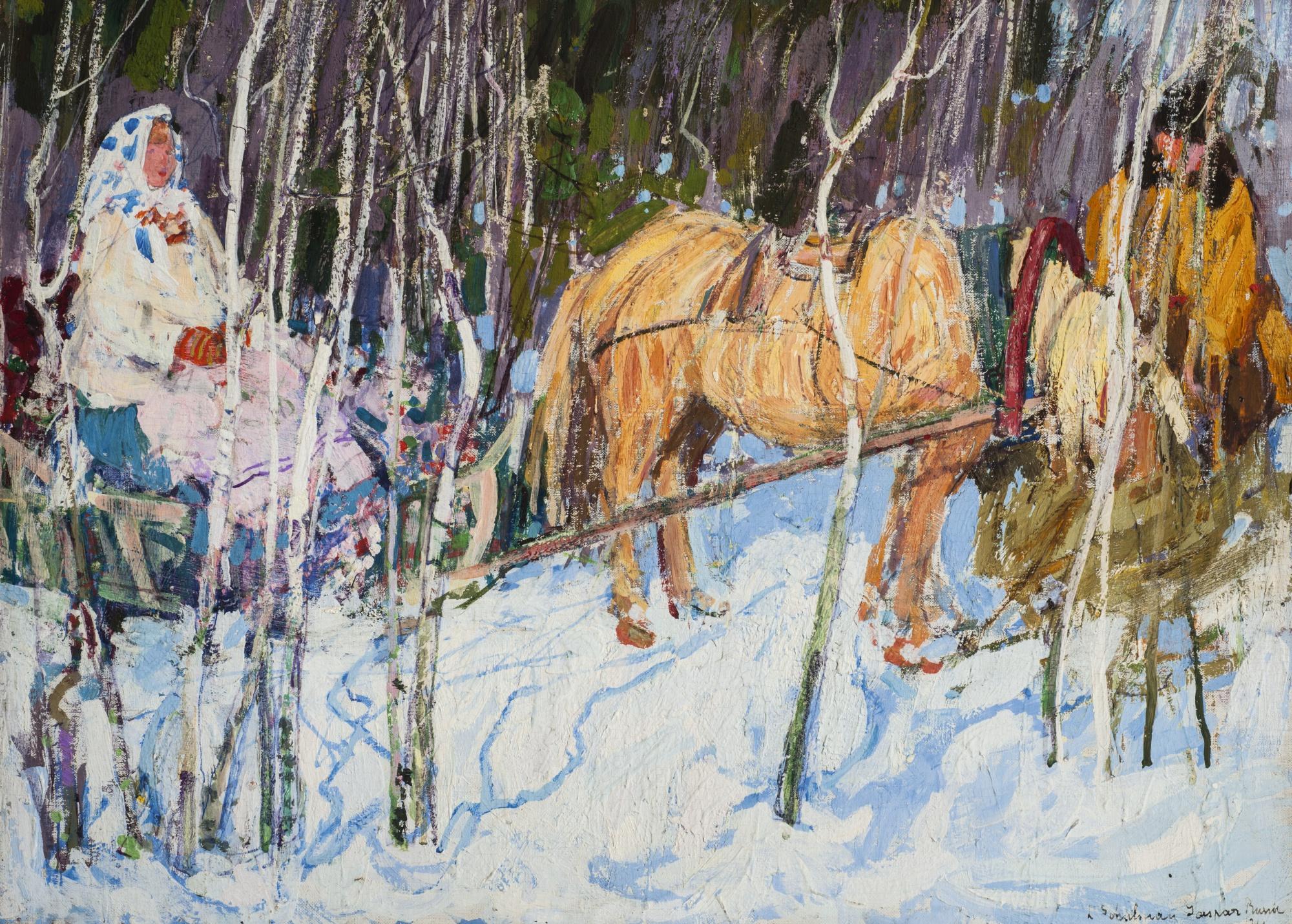 Leon Schulman Gaspard - A Well-Deserved Rest