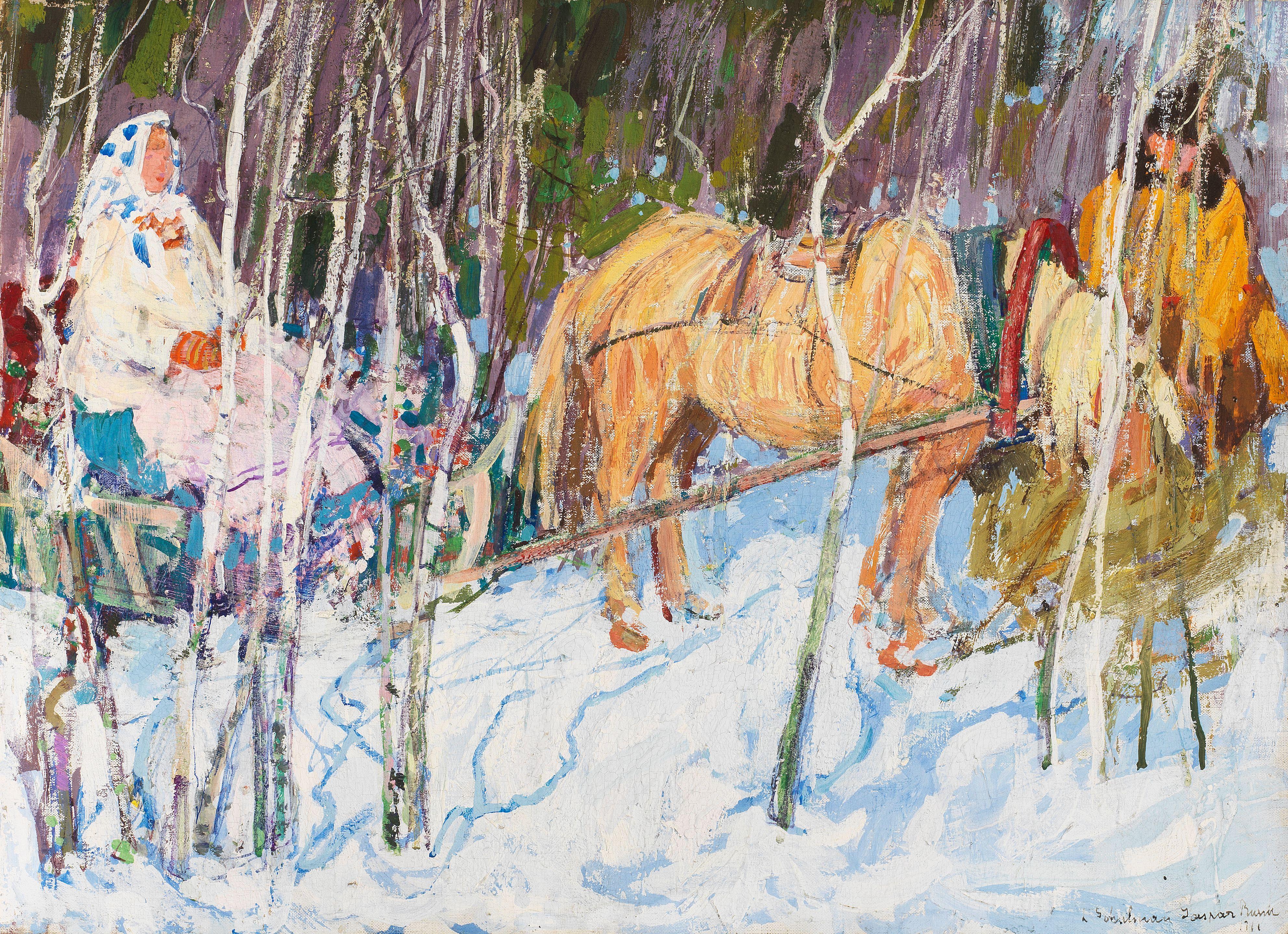 Leon Schulman Gaspard - A Well-Deserved Rest