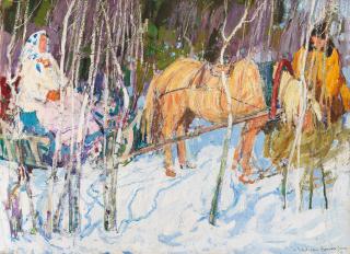 Leon Schulman Gaspard - A Well-Deserved Rest