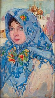 Leon Schulman Gaspard - The Blue Shawl
