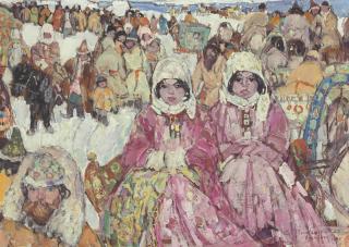 Leon Shulman Gaspard - Kirghiz Kazak Village