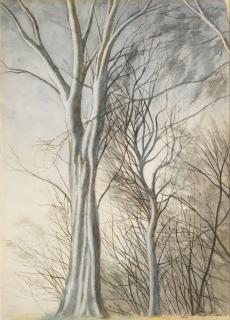 Léon Spilliaert - Belgian les Arbres