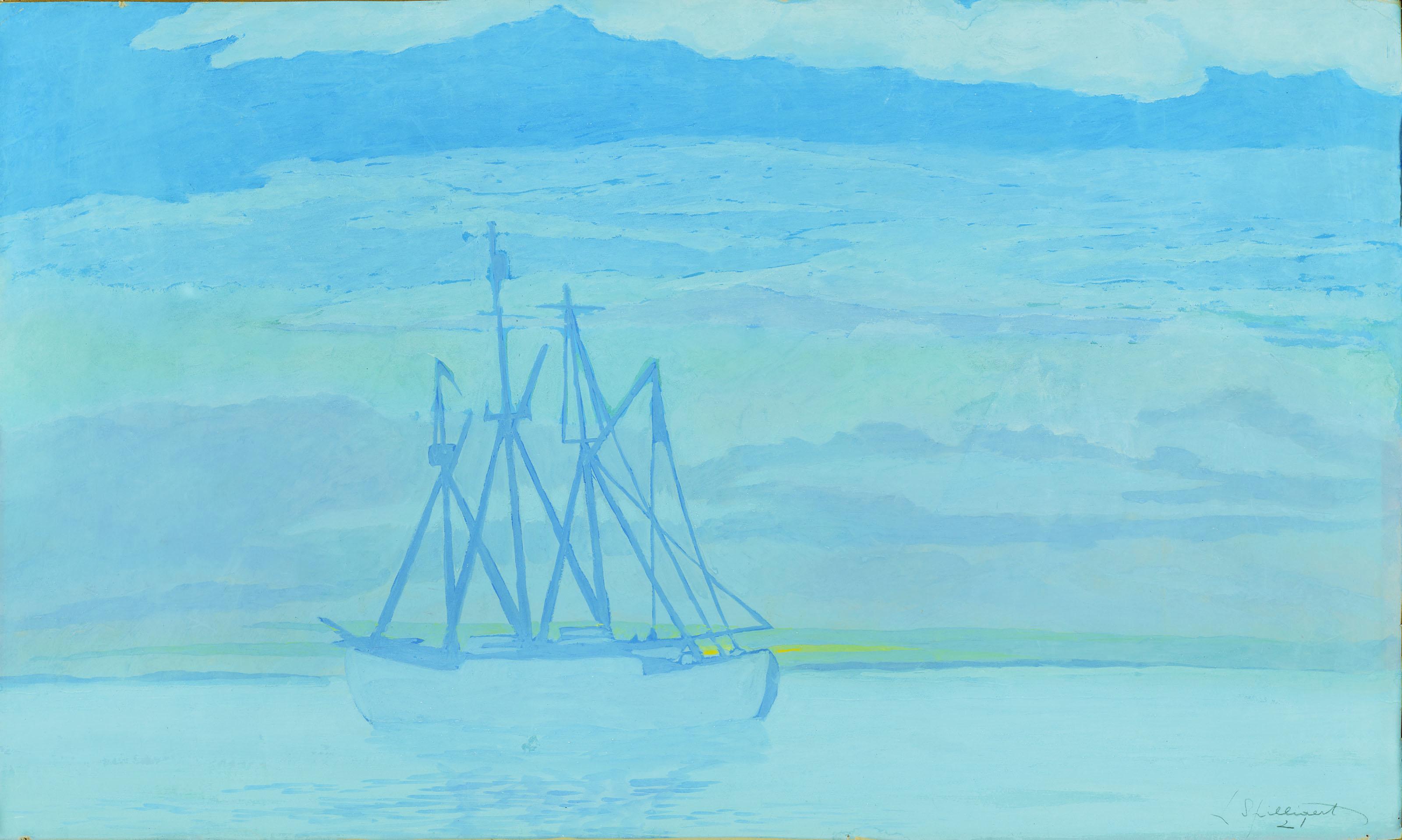 Léon Spilliaert - Chalutier Sur La Mer