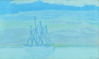 Léon Spilliaert - Chalutier Sur La Mer