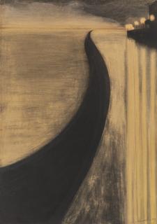 Léon Spilliaert - Digue et lumières d\'Ostende