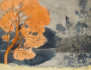 Léon Spilliaert - Etang en automne