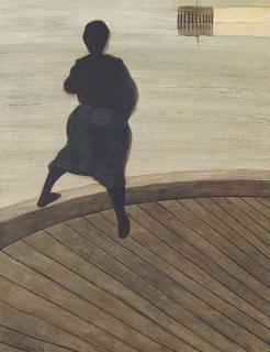 Leon Spilliaert - Femme de pêcheur sur un ponton