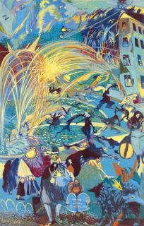 Léon Spilliaert - Feu d\'artifice, le cirque