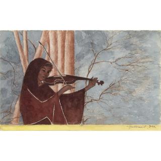 Léon Spilliaert - La Musicienne