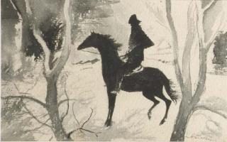Leon Spilliaert - Le cavalier de Poe