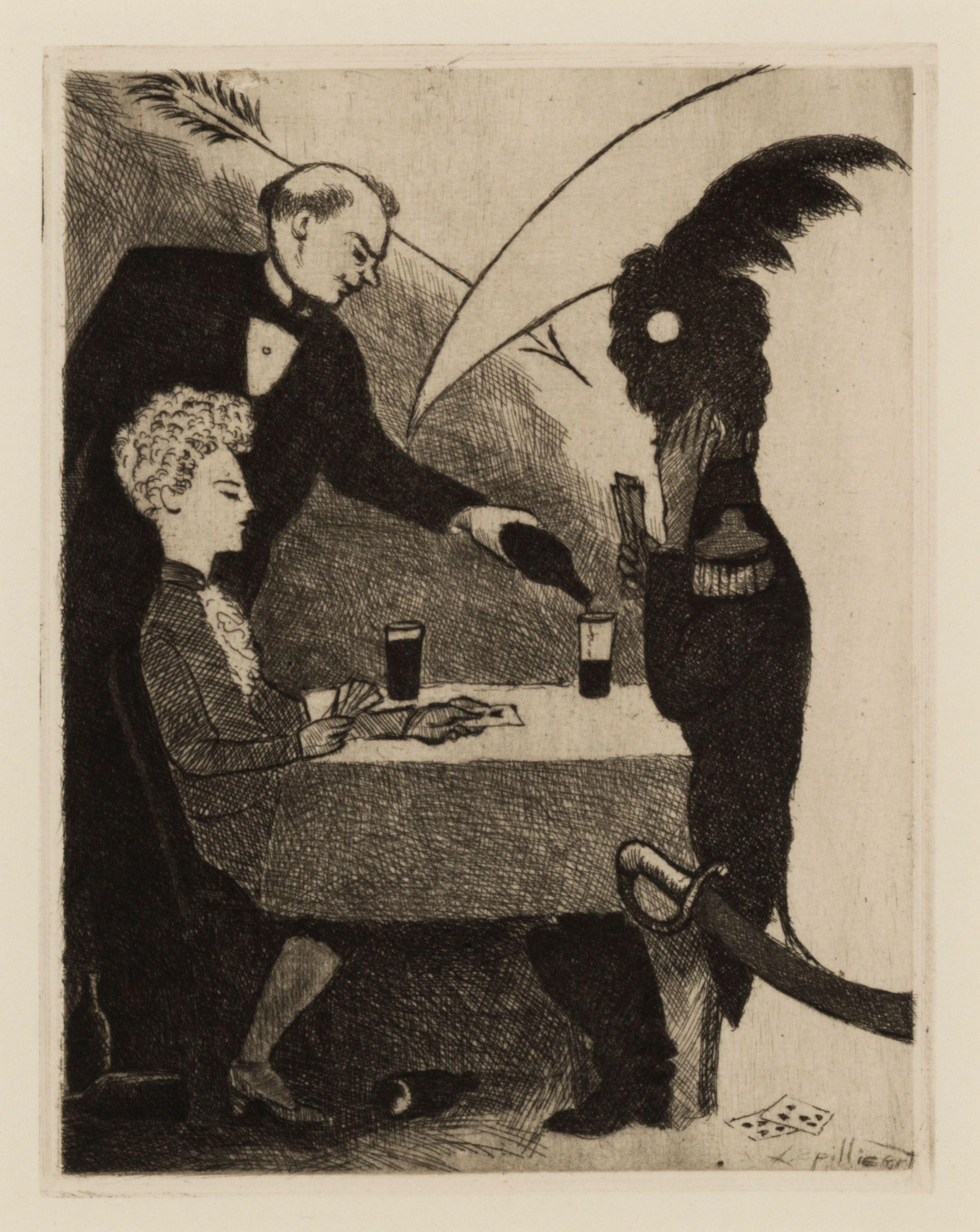 Léon Spilliaert - Les flèches et la Faux, 1935