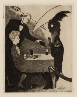 Léon Spilliaert - Les flèches et la Faux, 1935