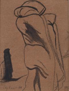 Leon Spilliaert - Les habits blancs et noirs. Silhouettes aux capuchons