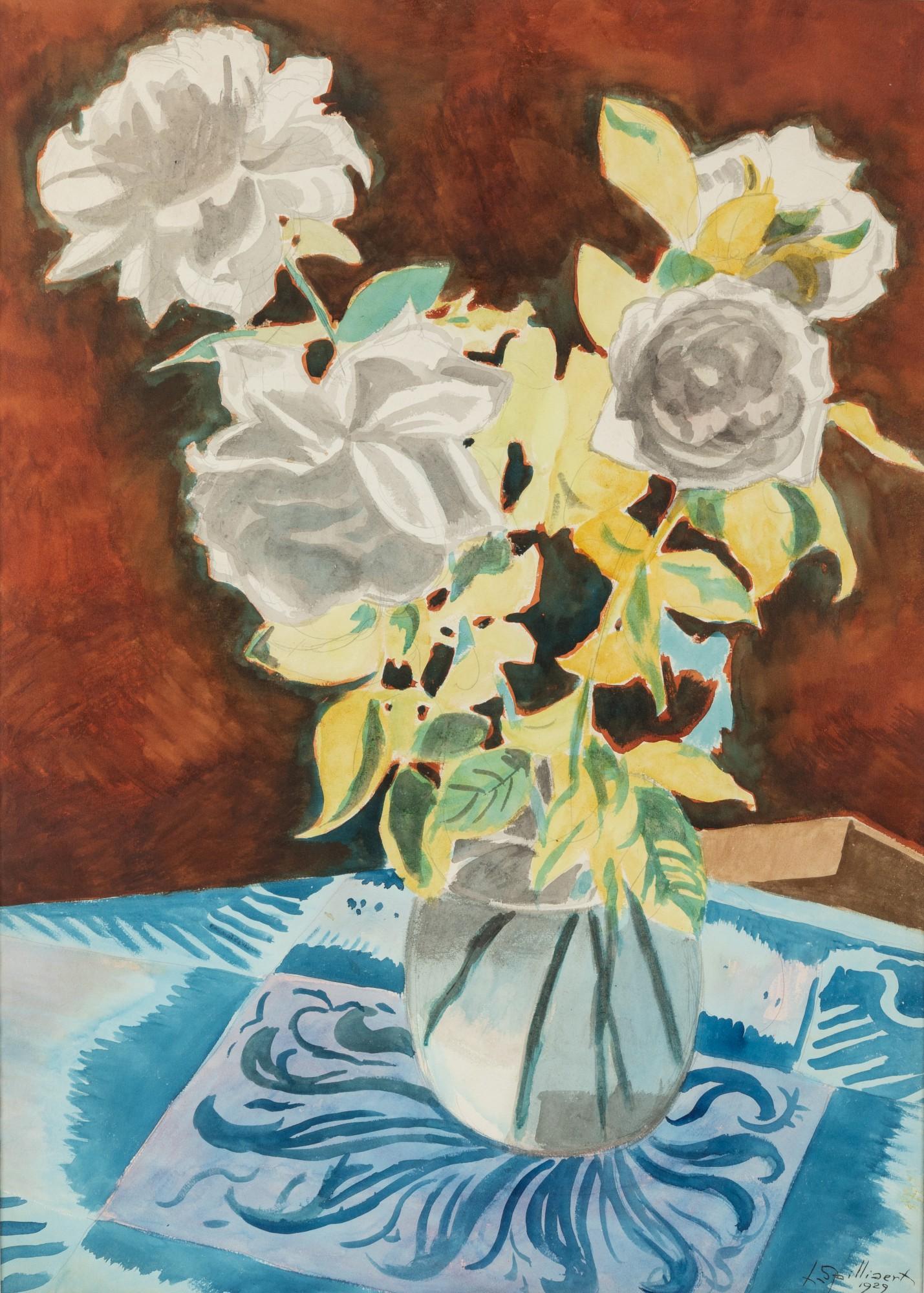 Léon Spilliaert - Les pivoines blanches