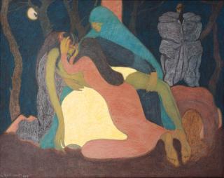 Léon Spilliaert - Marie-Madeleine enlevant la couronne d\'épines