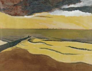 Leon Spilliaert - Marine au brise-lames  - Seascape