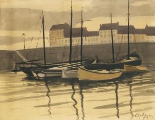 Léon Spilliaert - Port De Pêche, Ostende