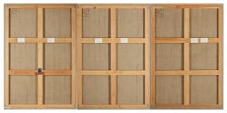 Leon Tarasewicz - Untitled, Three Part Painting