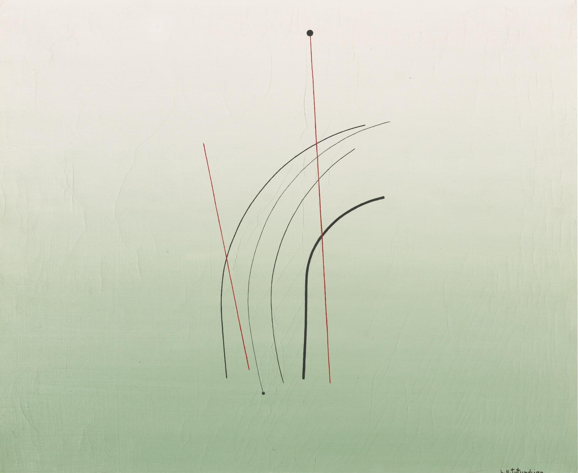 Leon Tutundjian - Armenian black And Red Lines