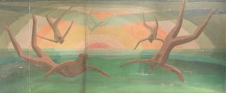 Leon Underwood - Diving Figures