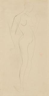 Leon Underwood - Four Standing Nudes