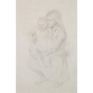 Leon Underwood - Icelandic Girl And Baby