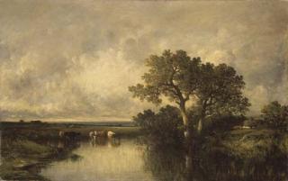 Leon-Victor Dupre - La Mare Aux Chênes