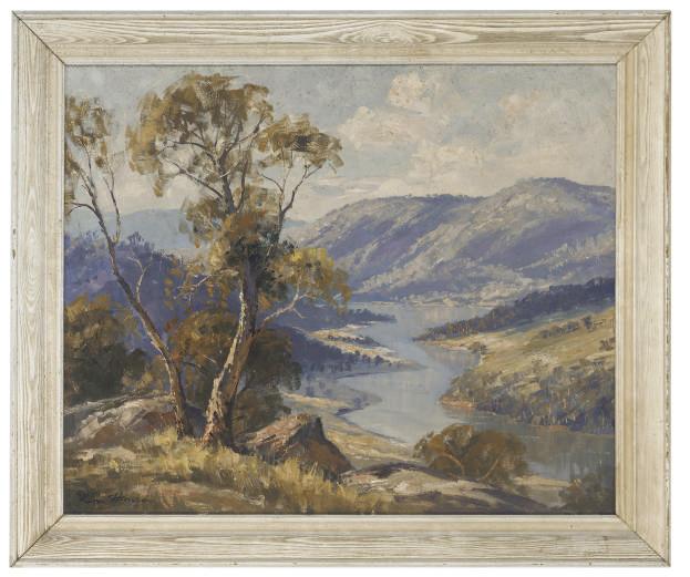 Leon William Hanson - The Hume river lookout, Australia