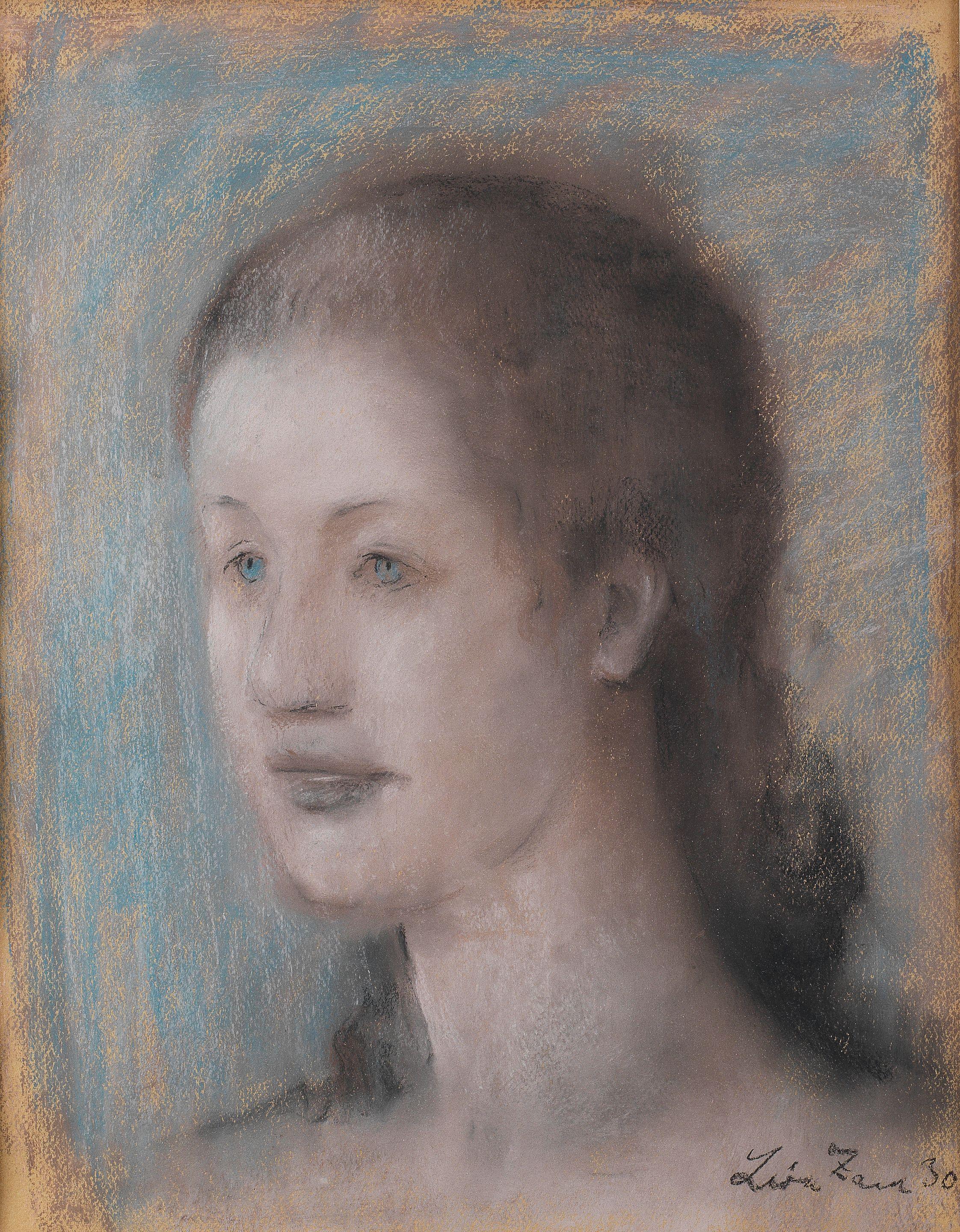 Léon Zack - Portrait of a girl