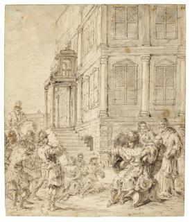 Leonaert Bramer - Alexander and the wives of Darius