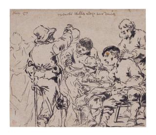 Leonaert Bramer - Drunk peasants dancing