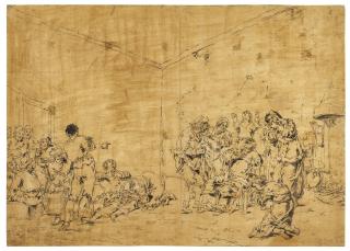 Leonaert Bramer - Jacob recognising the blood-stained coat of Joseph