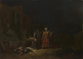 Leonaert Bramer - The discovery of Pyramus and Thisbe