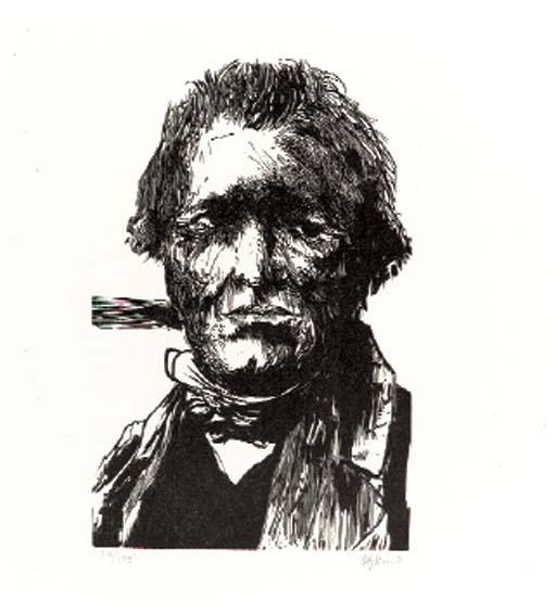 Leonard Baskin - Laus Pictorum, Portraits of Nineteenth Century Artists, Northampton, Massachusetts, The Gehenna Press, 1969 (Fern and O\'Sullivan 416, 496, 537-48, 736)