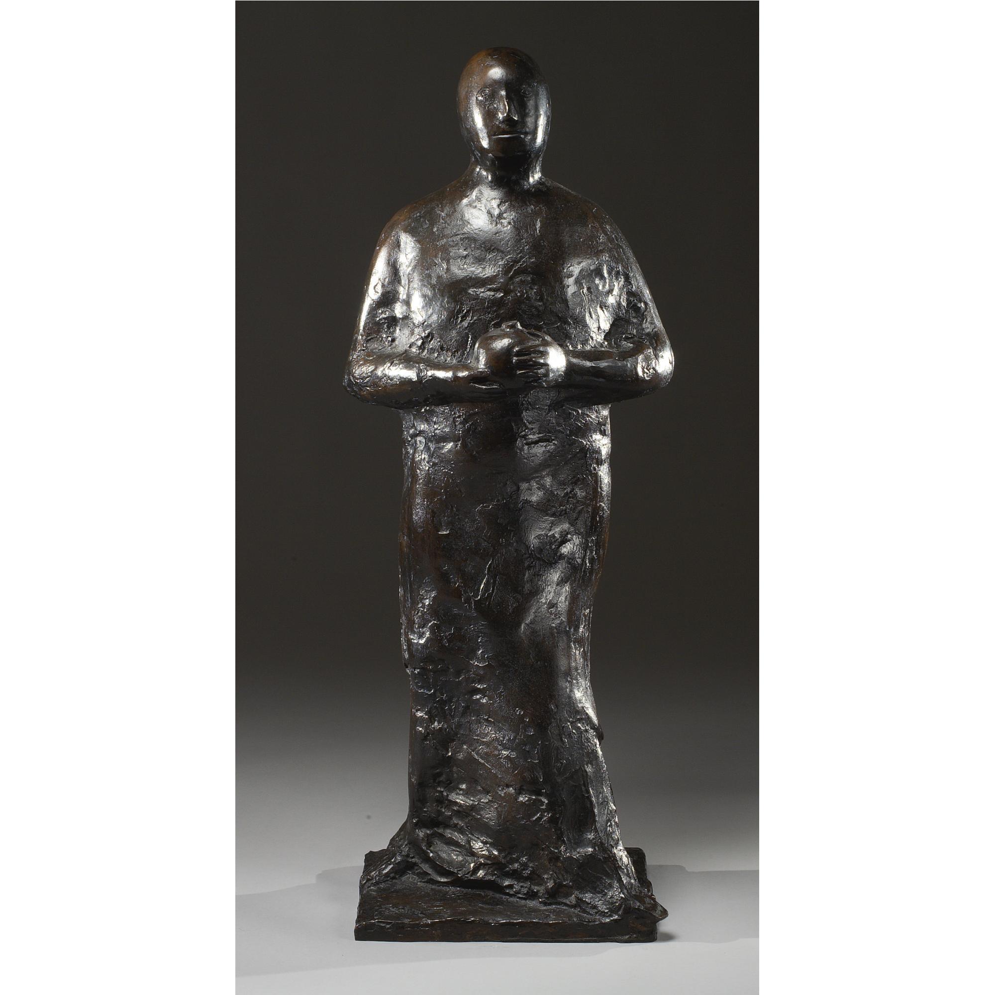 Leonard Baskin - Man With Pomegranate