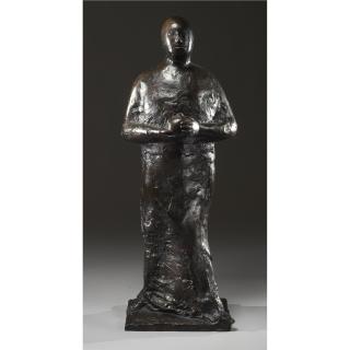 Leonard Baskin - Man With Pomegranate