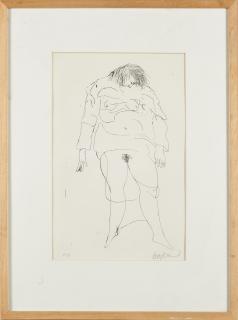 Leonard Baskin - Phaedra Hanged from the series The Hippolytos, 1969