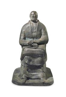 Leonard Baskin - Seated Figure