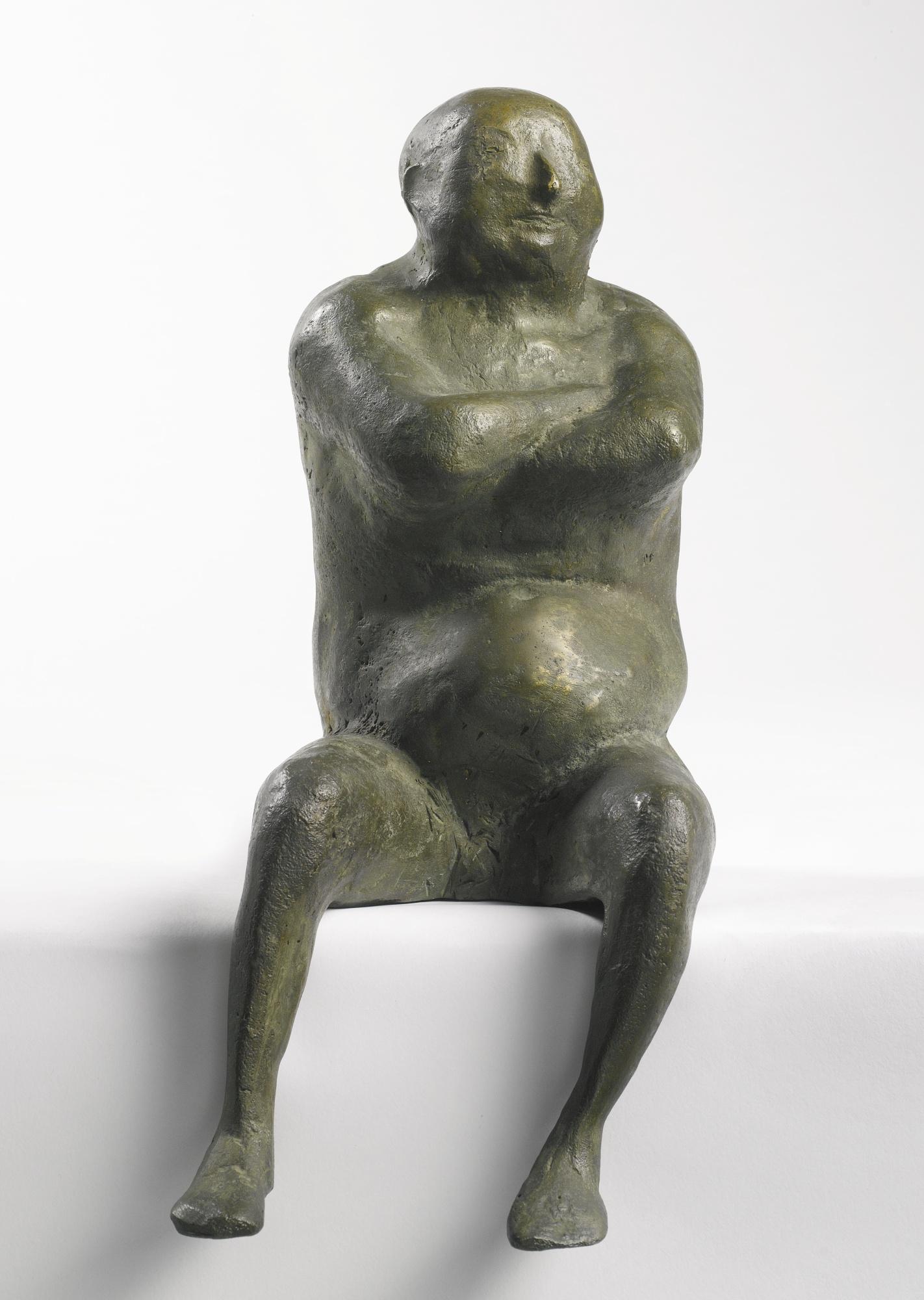 Leonard Baskin - Seated Man