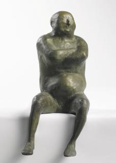 Leonard Baskin - Seated Man