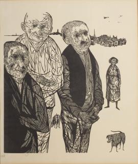 Leonard Baskin - Three Woodcut Prints