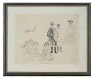 Leonard Baskin - Untitled (figure studies)