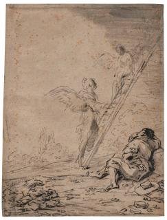 Léonard Bramer - Jakobs Traum.