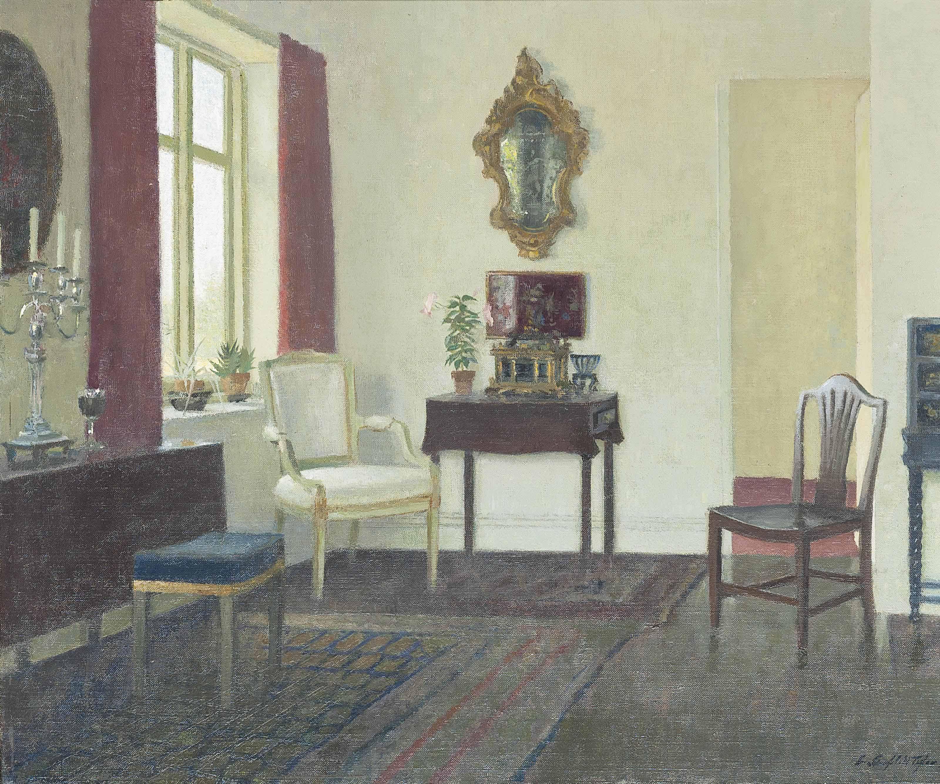 Leonard Campbell Taylor, R.A., R.O.I., R.P. - The White Room