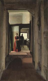 Leonard Campbell Taylor, R.A., R.O.I. - Looking Into The Pantry